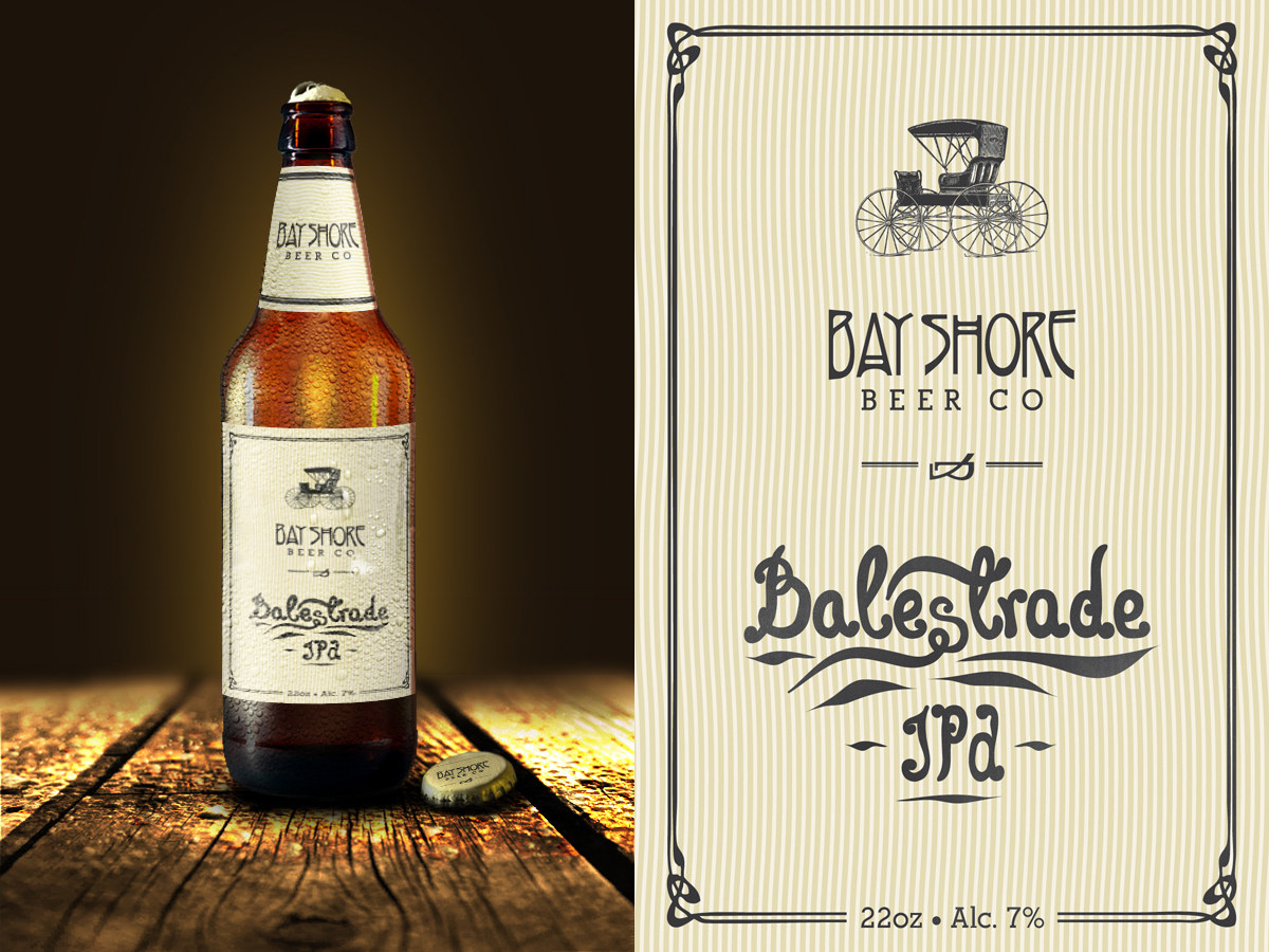 Label Design by dsgnr88 for Bay Shore Beer Co | Design #3266368