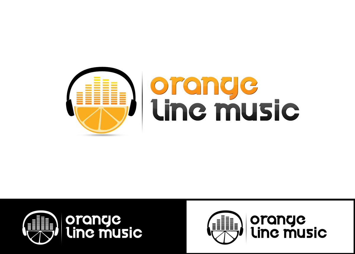 Diseño de Logo por ronald para Orange Line Music | Diseño #3239324