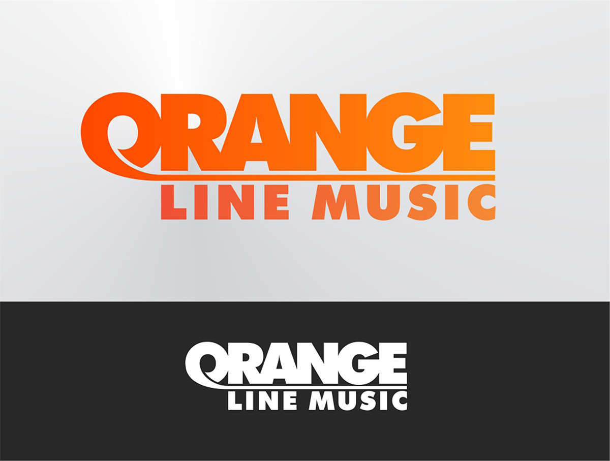 Diseño de Logo por martindemo para Orange Line Music | Diseño #3211361