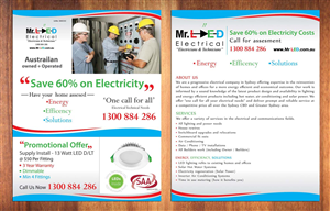 Flyer Design by Sbss for Mr L.E.D Electrical Pty Ltd | Design: #3220685