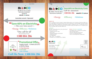 Flyer Design by Sbss for Mr L.E.D Electrical Pty Ltd | Design: #3220700