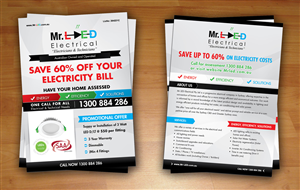 Design de Flyer par georgy55ke pour Mr L.E.D Electrical Pty Ltd | Design : #3277092
