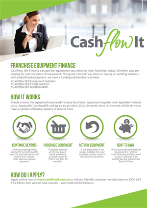 Australian Equipment Finance company needs edgy new brochure design | Brochure Design by JCR
