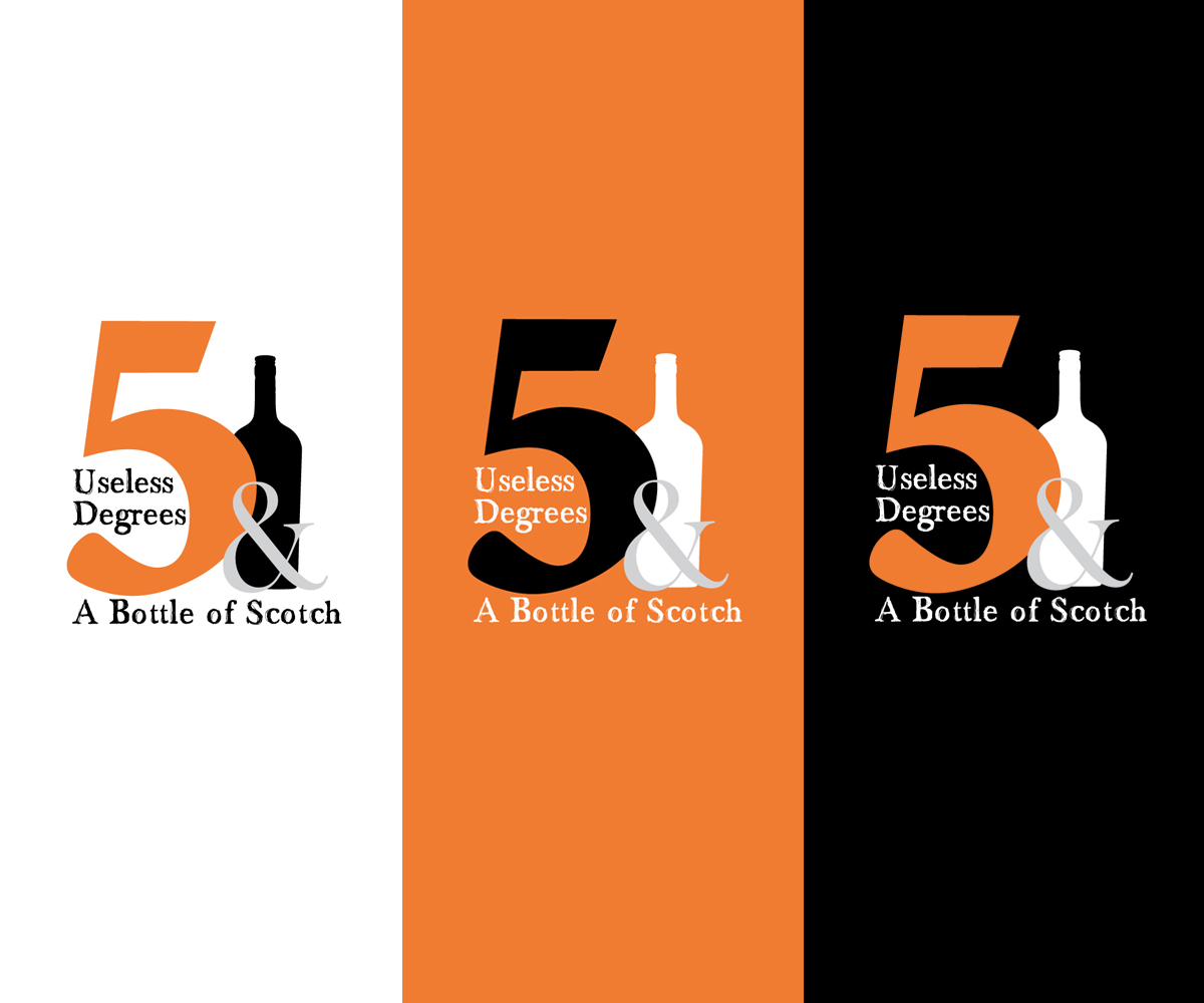 Design de Logo par Lair Hill Graphic Design pour 5 Useless Degrees & A Bottle of Scotch | Design : #3302179