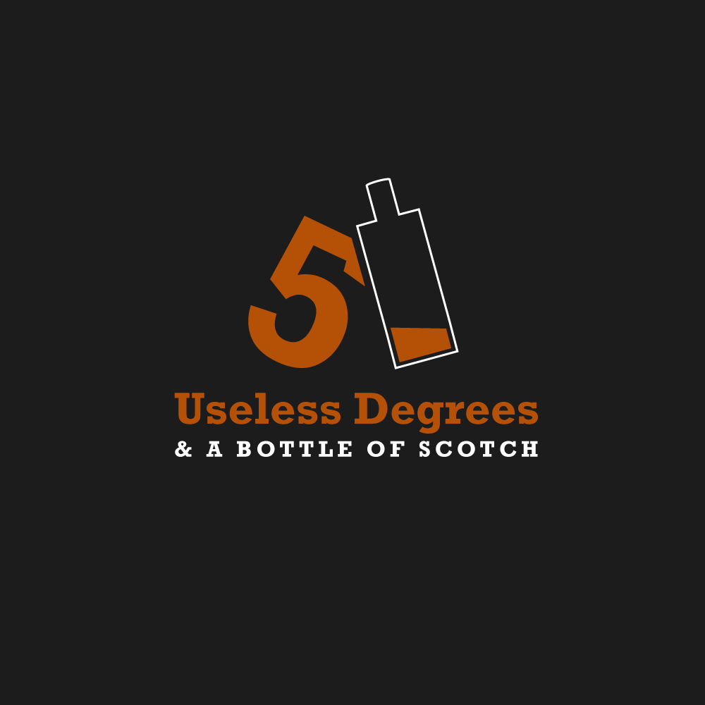 Logo Design by m for 5 Useless Degrees & A Bottle of Scotch | Design #3302687