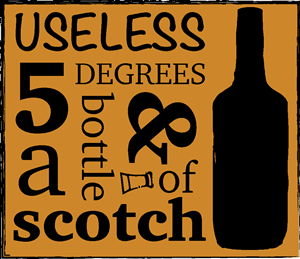 Diseño de Logo por designertrista para 5 Useless Degrees & A Bottle of Scotch | Diseño: #3262230