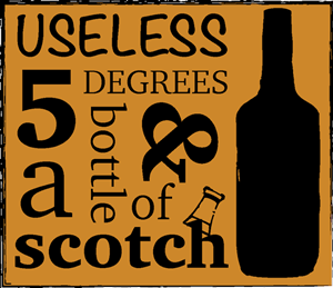 Diseño de Logo por designertrista para 5 Useless Degrees & A Bottle of Scotch | Diseño: #3262241