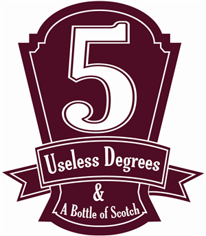 Logo Design by Kiri Povey for 5 Useless Degrees & A Bottle of Scotch | Design: #3211336