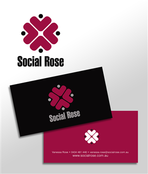 Logo Design by ELO for Social Rose | Design #3255259