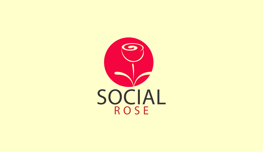 Logo Design by  Fox for Social Rose | Design #3227022