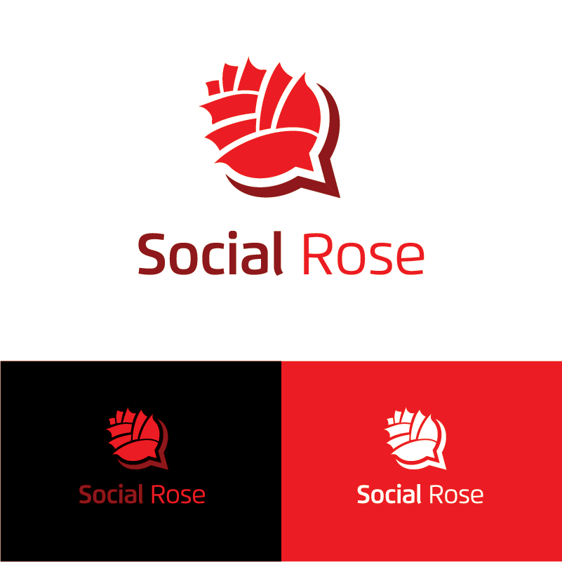 Logo Design by watondo for Social Rose | Design #3242477