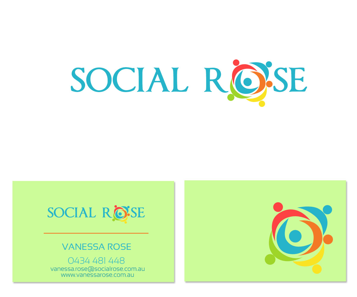 Logo Design by polj designs for Social Rose | Design #3226190