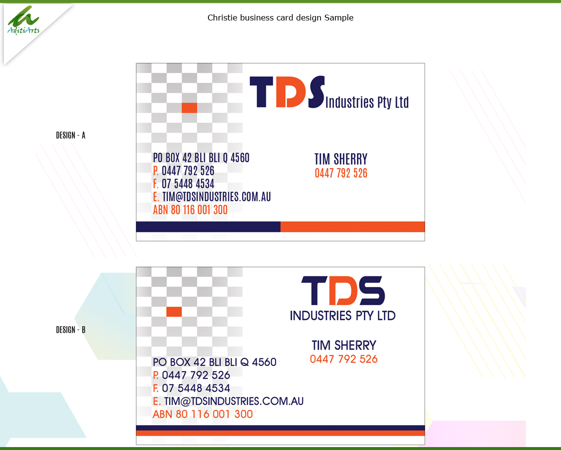 Design de Carte de Visite par AditiArts pour ce projet | Design #3220471