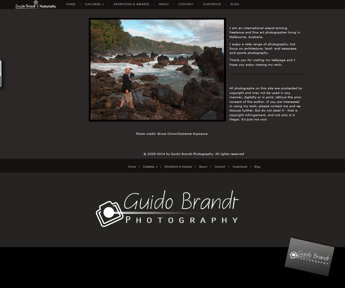 Logo-Design von LMC GRAPHICS für Guido Brandt Photography | Design #3218049