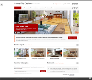 Web Design by Yogesh Sharma for stone-tile crafters | Design: #3250511