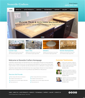 Web Design by pb for stone-tile crafters | Design: #3230672