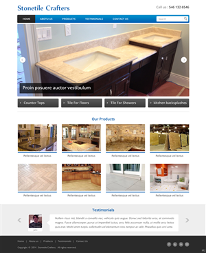 Web Design by pb for stone-tile crafters | Design: #3230677