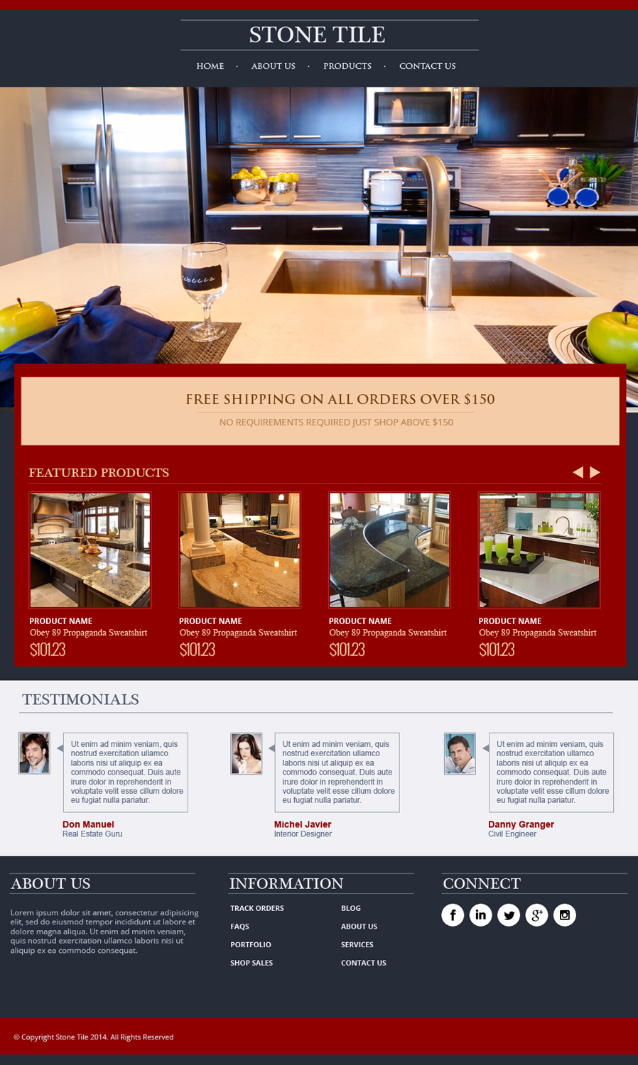 Web Design par jeckx2 pour stone-tile crafters | Design #3252719
