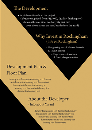 Brochure Design by Master's Logo for Yaran Property Group | Design: #3259323