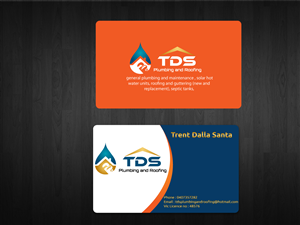 Diseño de Tarjeta de Presentación por Anyl Thapa para TDS Plumbing and Roofing | Diseño: #3260409