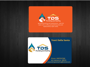 Diseño de Tarjeta de Presentación por Anyl Thapa para TDS Plumbing and Roofing | Diseño: #3260411