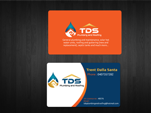 Diseño de Tarjeta de Presentación por Anyl Thapa para TDS Plumbing and Roofing | Diseño: #3272191