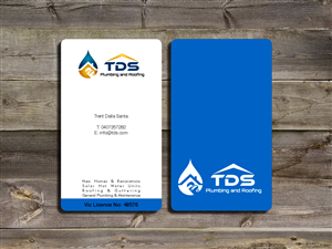 Diseño de Tarjeta de Presentación por DZINO para TDS Plumbing and Roofing | Diseño: #3276247