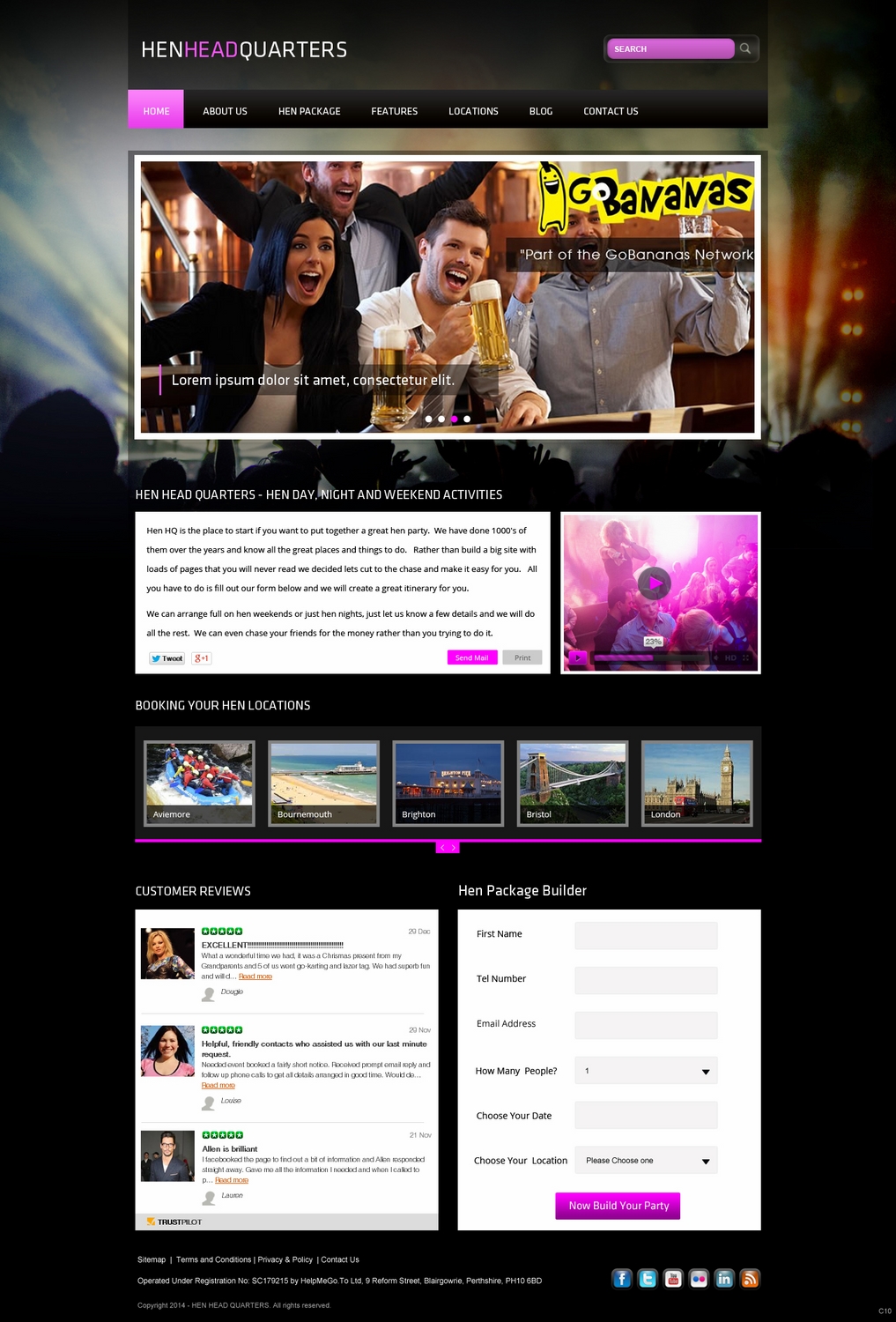 Web Design by pb for HelpMeGo.To Ltd | Design #3222620