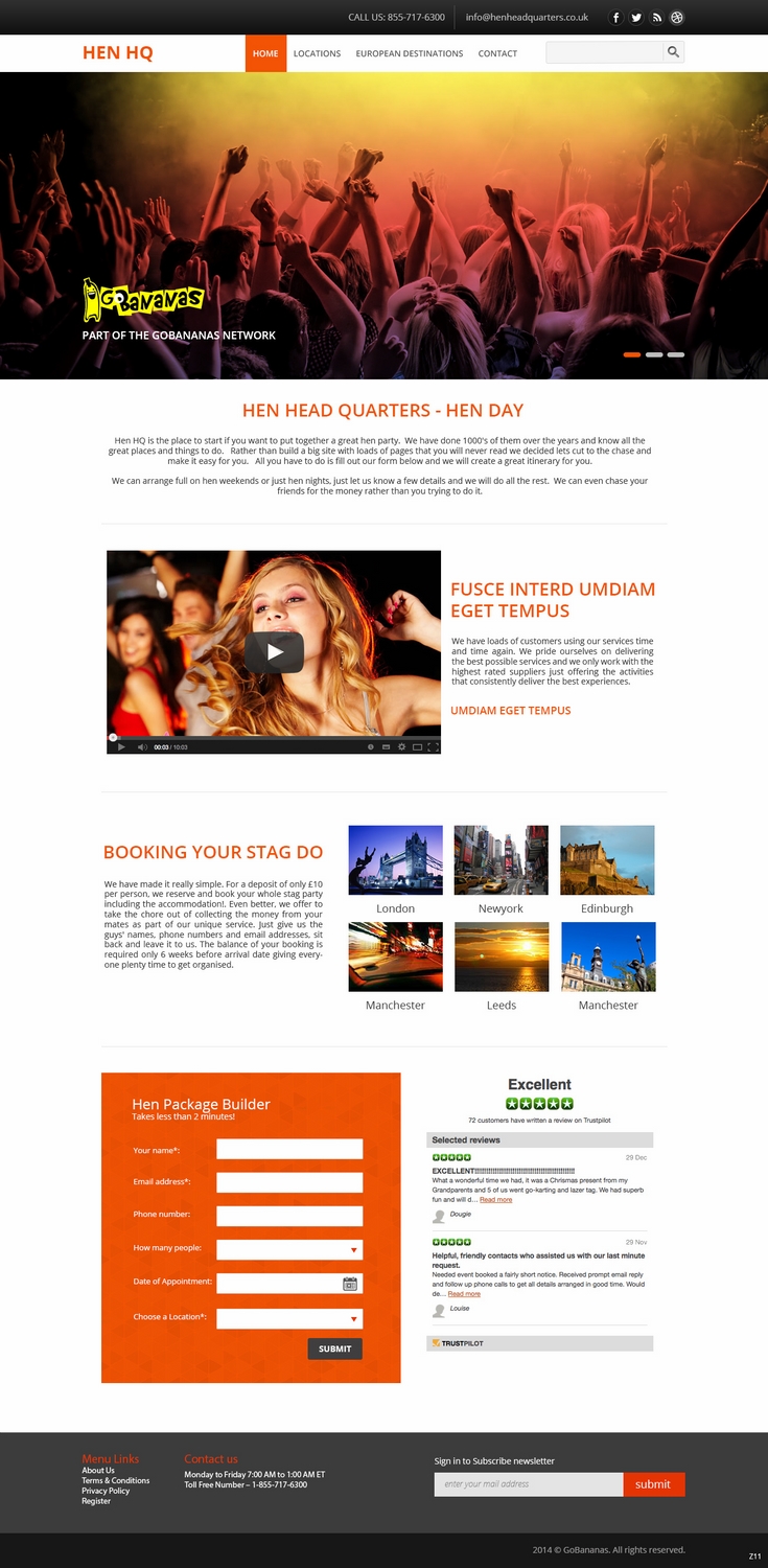 Web Design by pb for HelpMeGo.To Ltd | Design #3230628
