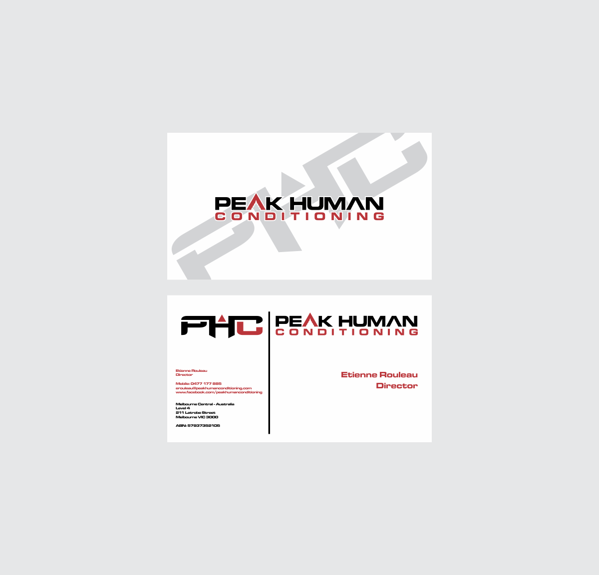 Business Card Design by ranidesign for Peak Human Conditioning | Design #3215417