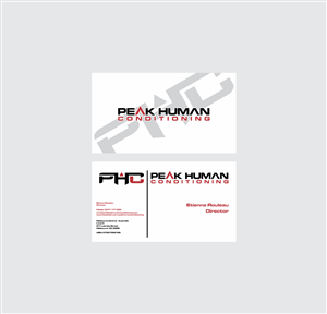 Business Card Design by ranidesign for Peak Human Conditioning | Design: #3215417