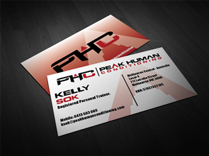 Business Card Design by G. Aubert for Peak Human Conditioning | Design: #3214957
