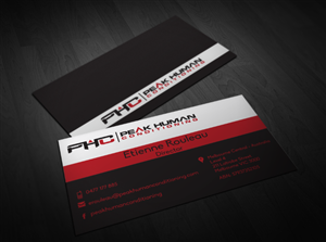 Business Card Design by alexUS25 for Peak Human Conditioning | Design: #3214647