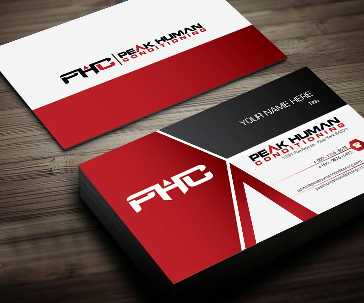 Business Card Design by kenzero for Peak Human Conditioning | Design #3215443
