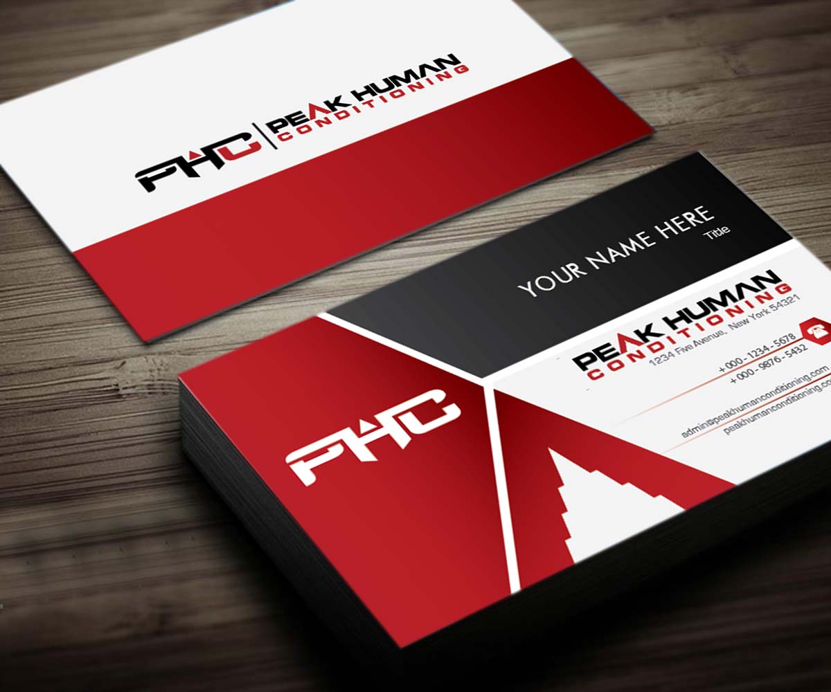 Business Card Design by kenzero for Peak Human Conditioning | Design #3218663