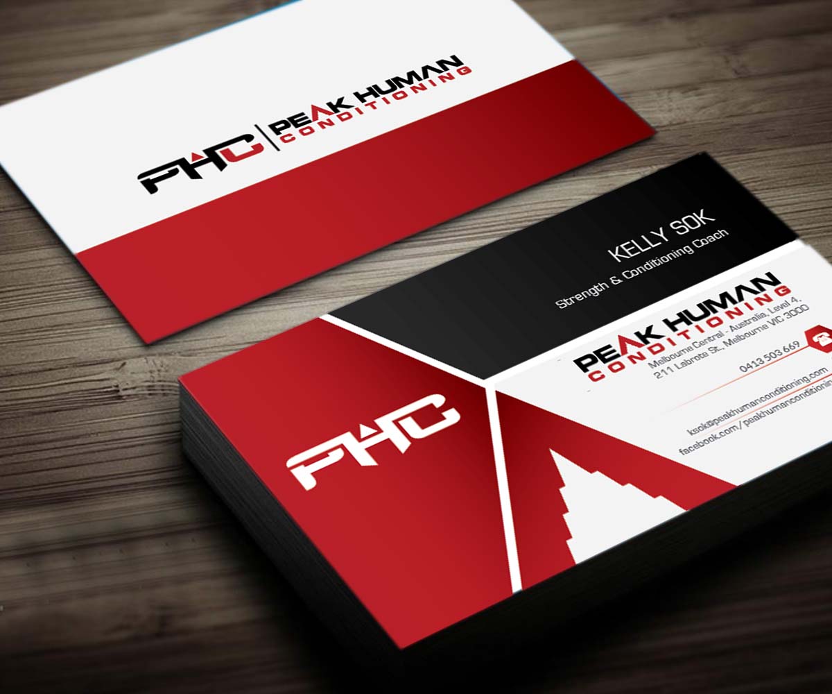 Business Card Design by kenzero for Peak Human Conditioning | Design #3220486