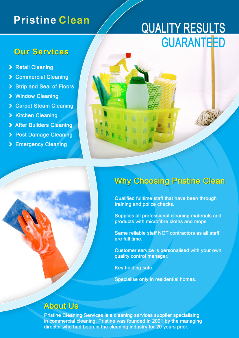 Flyer Design by Creative Studio for Pristine Clean | Design #791795