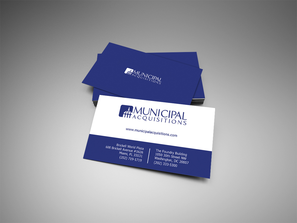 Business Card Design by Armin Shohrati for Municipal Acquisitions | Design #3291160