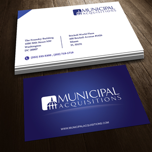 Business Card Design by Sandaruwan for Municipal Acquisitions | Design #3229049