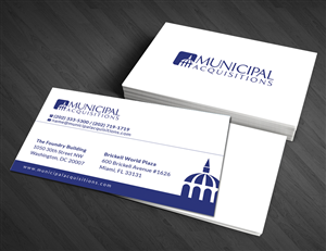 Business Card Design by  Artman for Municipal Acquisitions | Design: #3265370