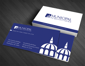 Business Card Design by  Artman for Municipal Acquisitions | Design: #3265384