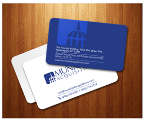 Business Card Design by reendesigns  for Municipal Acquisitions | Design: #3226158