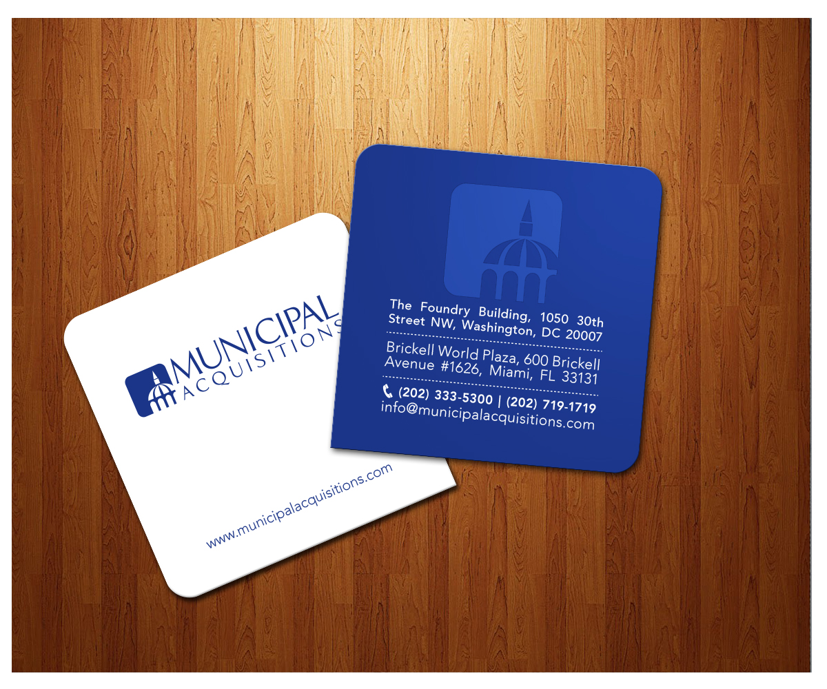 Business Card Design by reendesigns  for Municipal Acquisitions | Design #3226187