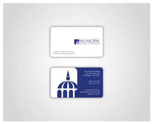 Business Card Design by Concept Studio for Municipal Acquisitions | Design: #3223471
