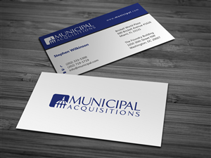 Business Card Design by HYPdesign for Municipal Acquisitions | Design: #3220941
