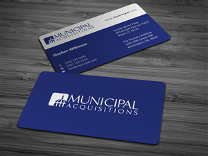 Business Card Design by HYPdesign for Municipal Acquisitions | Design: #3221244
