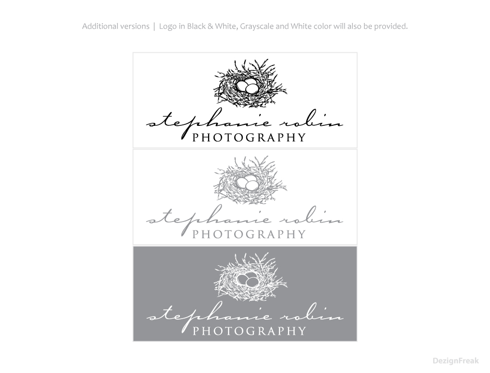 Logo Design by DezignFreak for Stephanie Robin Photography & Design | Design #3307853