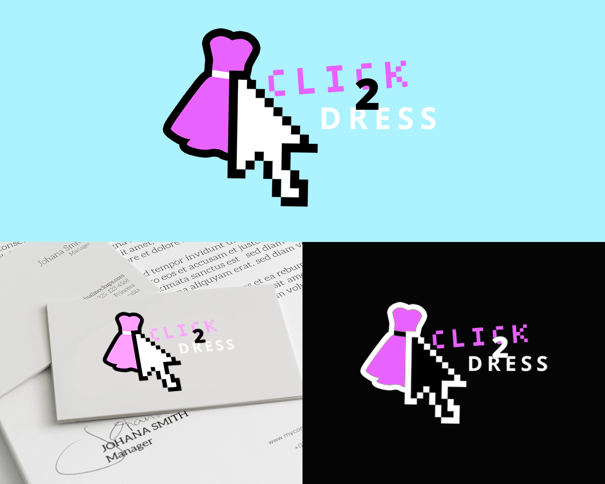 Logo Design by jordyboy for Click2Dress | Design #3224258