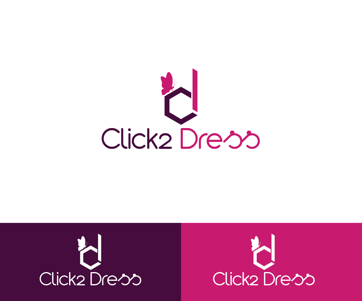 Logo Design by joliau for Click2Dress | Design #3276732