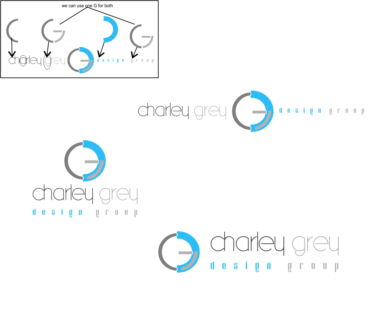 Logo Design by Farid Gharwal for Charley Grey Design Group, LLC | Design #3250343
